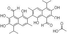 醋酸棉酚-CAS:12542-36-8