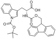 N-alpha-芴甲氧羰基-N-in-叔丁氧羰基-D-色氨酸-CAS:163619-04-3