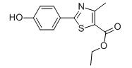 2-(4-羟基苯基)-4-甲基噻唑-5-羧酸乙酯-CAS:161797-99-5