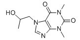 7-(2-羟丙基)茶碱-CAS:603-00-9