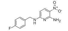 2-氨基-3-硝基-6-(4-氟苄基氨基)吡啶-CAS:33400-49-6