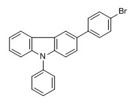 3-(4-溴苯基)-9-苯基-9H-咔唑-CAS:1028647-93-9