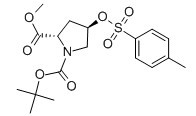 N-Boc-反式-4-对甲苯磺酰氧基-L-脯氨酸甲酯-CAS:88043-21-4