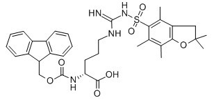 N'-[(2,3-二氢-2,2,4,6,7-五甲基苯并呋喃-5-基)磺酰基]-N-芴甲氧羰基-D-精氨酸-CAS:187618-60-6