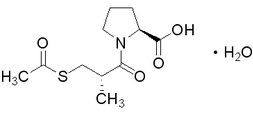 1-[(2S)-3-(乙酰硫代)-2-甲基丙酰基]-L-脯氨酸水合物-CAS:64838-55-7