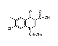 7-氯-1-乙基-6-氟-1,4-二氢-4-氧喹啉-3-甲酸-CAS:68077-26-9