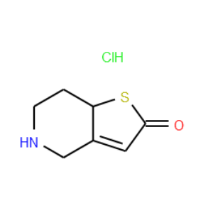 5,6,7,7a-四氢噻吩并[3,2-c]吡啶-2(4H)-酮盐酸盐-CAS:115473-15-9