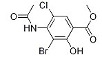 4-甲基-乙酰氨基-3-溴-5-氯-2-羟基-苯甲酸酯-CAS:232941-14-9