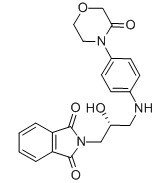 2-[(2R)-2-羟基-3-[[4-(3-氧代-4-吗啉基)苯基]氨基]丙基]-1H-异吲哚-1,3(2H)-二酮-CAS:446292-07-5