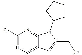 2-氯-7-环戊基-7H-吡咯并[2,3-D]嘧啶-6-甲醇-CAS:1374639-77-6