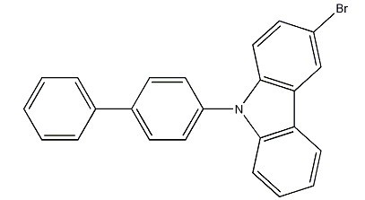 9-[1,1'-联苯-4-基]-3-溴-9H-咔唑-CAS:894791-46-9