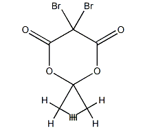 5,5-二溴-2,2-二甲基-4,6-二酮-1,3-二氧杂环己烷-CAS:66131-14-4