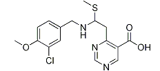 4-3-氯-4-甲氧基苄胺基-2-甲巯基-5-乙氧羰基嘧啶-CAS:330785-81-4