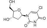 5-氯-2-脱氧尿嘧啶核苷-CAS:50-90-8