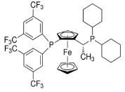 (R)-1-((Sp)-2-[双[3,5-双(三氟甲基)苯基]膦基]二茂铁基)乙基二环己基膦-CAS:292638-88-1