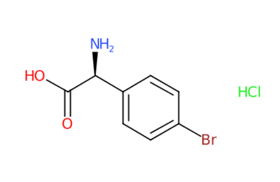 (S)-2-氨基-2-(4-溴苯基)乙酸盐酸盐-CAS:1391529-06-8