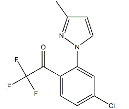 1-(4-氯-2-(3-甲基-1H-吡唑-1-基)苯基)-2,2,2-三氟乙酮-CAS:1125828-30-9