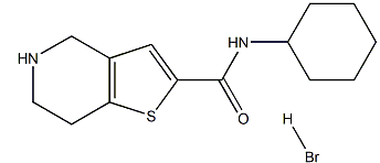 N-环己基- 4,5,6,7-四氢噻吩[3,2-C]吡啶-2-甲酰胺 溴酸盐-CAS:2304583-93-3