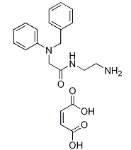 N-(2-氨乙基)-2-(N-苄基-苯胺基)-乙酰胺顺丁烯二酸盐-CAS:1185241-40-0