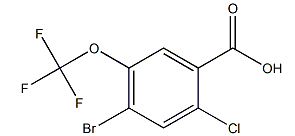 2-氯-4-溴-5-三氟甲氧基苯甲酸-CAS:1419075-84-5