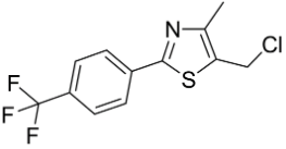 5-(氯甲基)-4-甲基-2-[4-(三氟甲基)苯基]-1,3-噻唑-CAS:317318-97-1