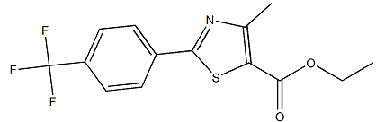 2-[4-(三氟甲基)]苯基-4-甲基-5-噻唑甲酸乙酯-CAS:175277-03-9