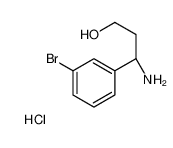 R-3-氨基-3-(3溴代苯基)丙醇盐酸盐-CAS:1213637-86-5