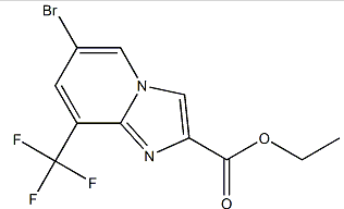 6-溴-8-(三氟甲基)咪唑并[1,2-a]吡啶-2-羧酸乙酯-CAS:1121051-30-6