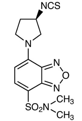 (R)-(-)-DBD-Py-NCS [=(R)-(-)-4-(N,N-二甲氨基磺酰基)-7-(3-异硫氰酸基四氢吡咯-1-基)-2,1,3-苯并恶二唑] [HPLC标记用]-CAS:163927-31-9