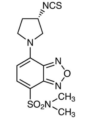 (S)-(+)-DBD-Py-NCS [=(S)-(+)-4-(N,N-二甲氨基磺酰基)-7-(3-异硫氰酸基四氢吡咯-1-基)-2,1,3-苯并恶二唑] [HPLC标记用]-CAS:163927-32-0