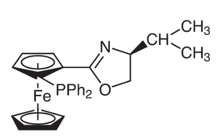 (S)-1-(二苯基膦基)-2-[(S)-4-异丙基恶唑啉-2-基]二茂铁-CAS:163169-29-7