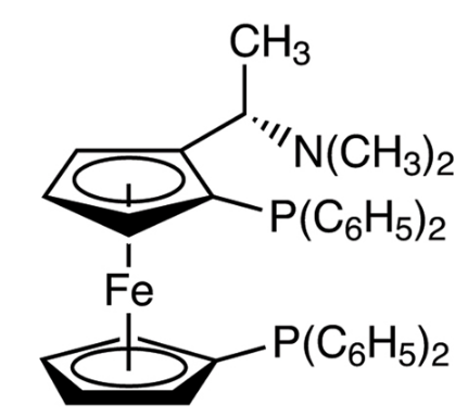 (S)-N,N-二甲基-1-[(R)-1',2-双(二苯基膦基)二茂铁基]乙胺-CAS:55650-59-4