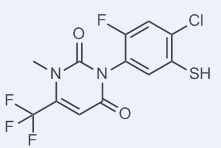 3-(4-氯-2-氟-5-巯基苯基)-1-甲基-6-(三氟甲基)嘧啶-2,4(1H,3H)-二酮-CAS:353292-92-9