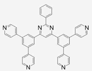 4,6-双(3,5-二(4-吡啶)基苯基)-2-苯基嘧啶-CAS:1097652-83-9