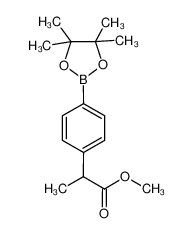 2-(4-(4,4,5,5-四甲基-1,3-二氧硼烷-2-基)苯基)丙酸甲酯-CAS:890839-11-9