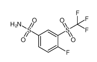 3-(三氟甲磺酰基)-4-氟苯磺酰胺-CAS:1027345-08-9