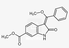 (E)-3-(甲氧基(苯基)亚甲基)-2-氧代二氢吲哚-6-羧酸甲酯-CAS:1168150-46-6