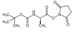 (R)-2,5-二氧代吡咯烷-1-基 2-((叔丁氧羰基)氨基)丙酸酯-CAS:34404-33-6