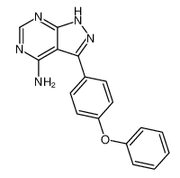 3-(4-苯氧基苯基)-1H-吡唑并[3,4-d]嘧啶-4-胺-CAS:330786-24-8