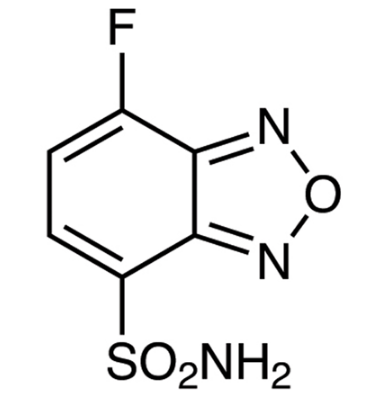 ABD-F [=4-(氨基磺酰基)-7-氟-2,1,3-苯并恶二唑] [用于硫醇测定的HPLC标记试剂]-CAS:91366-65-3