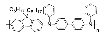 聚(9,9-二辛基芴-2,7-二基)-alt-(N,N’-二苯基联苯胺-N,N’-二基)-CAS:484032-91-9