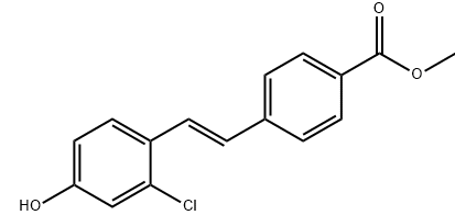 4-(2-氯-4-羟基苯乙烯基)苯甲酸甲酯-CAS:1268246-12-3