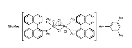 二甲基铵二氯三(μ-氯)双[(S)-(-)-2,2'-双[二-(3,5-二甲苯基)膦基]-1,1'-联萘基]二钌(II)-CAS:944451-10-9