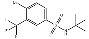 4-溴-N-(叔丁基)-3-(三氟甲基)苯磺酰胺-CAS:1020253-06-8