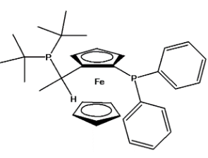 (S)-(-)-1-[(R)-2-二苯基膦二茂铁乙基-二叔丁基膦-CAS:277306-29-3