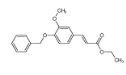 (E)-3-(4-(苄氧基)-3-甲氧基苯基)丙烯酸乙酯-CAS:38157-08-3