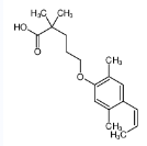 5-(2,5-二甲基-4-(丙-1-烯-1-基)苯氧基)-2,2-二甲基戊酸-CAS:500904-61-0