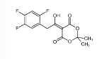 5-[1-羟基-2-(2,4,5-三氟苯基)亚乙基]-2,2-二甲基-1,3-二氧六环-4,6-二酮-CAS:764667-64-3