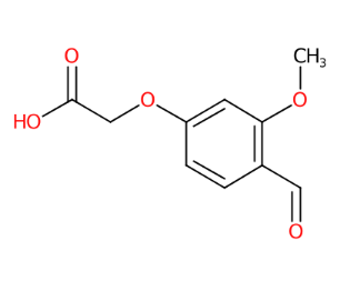 2-(4-甲酰基-3-甲氧基苯氧基)乙酸-CAS:84969-24-4