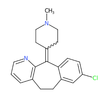 8-氯-11-(1-甲基哌啶-4-亚甲基)-6,11-二氢-5H-苯并[5,6]环庚[1,2-b]吡啶（地氯雷他定杂质）-CAS:38092-89-6